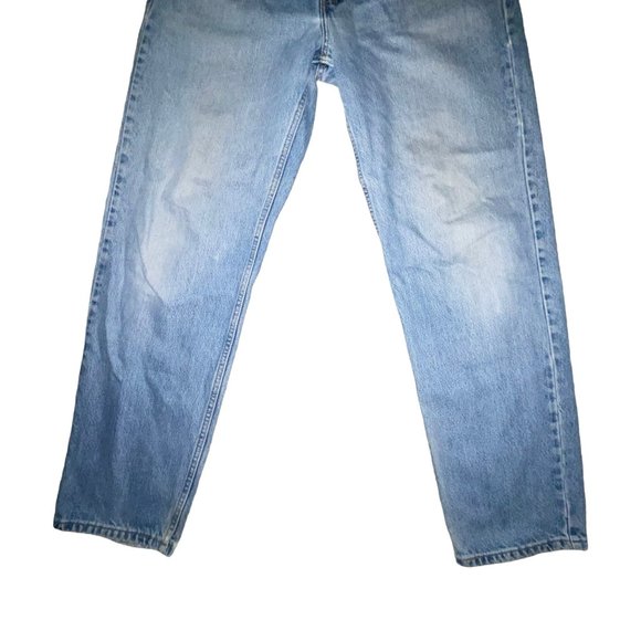 Levis Vintage Well Worn Relaxed Fit 100 Cotton Straight Leg Jeans 36 33 - Picture 4 of 10